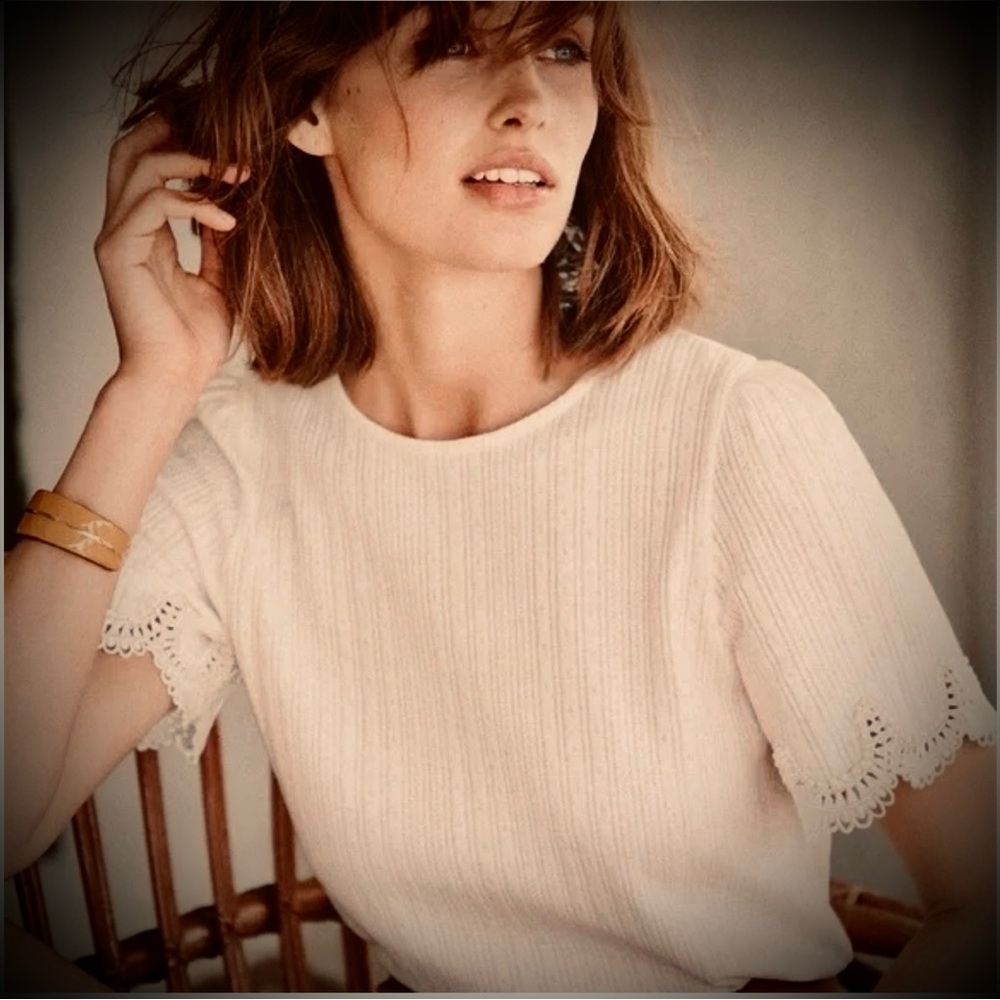 Sezane white Top